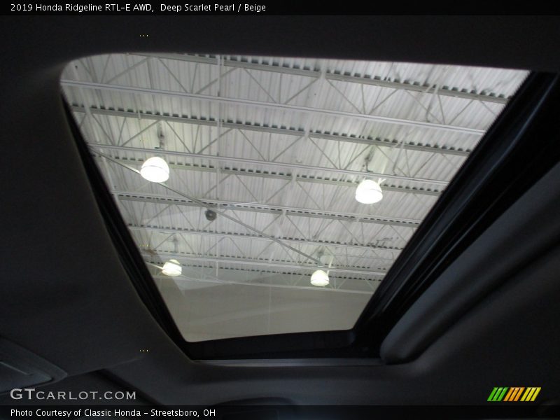 Deep Scarlet Pearl / Beige 2019 Honda Ridgeline RTL-E AWD