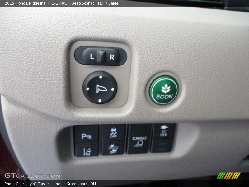Deep Scarlet Pearl / Beige 2019 Honda Ridgeline RTL-E AWD