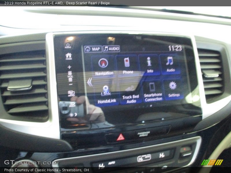 Deep Scarlet Pearl / Beige 2019 Honda Ridgeline RTL-E AWD
