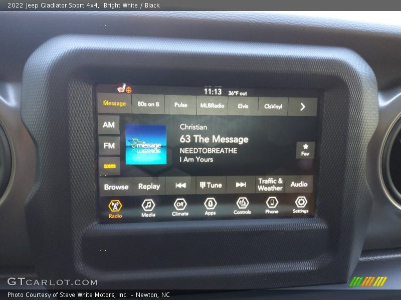 Bright White / Black 2022 Jeep Gladiator Sport 4x4