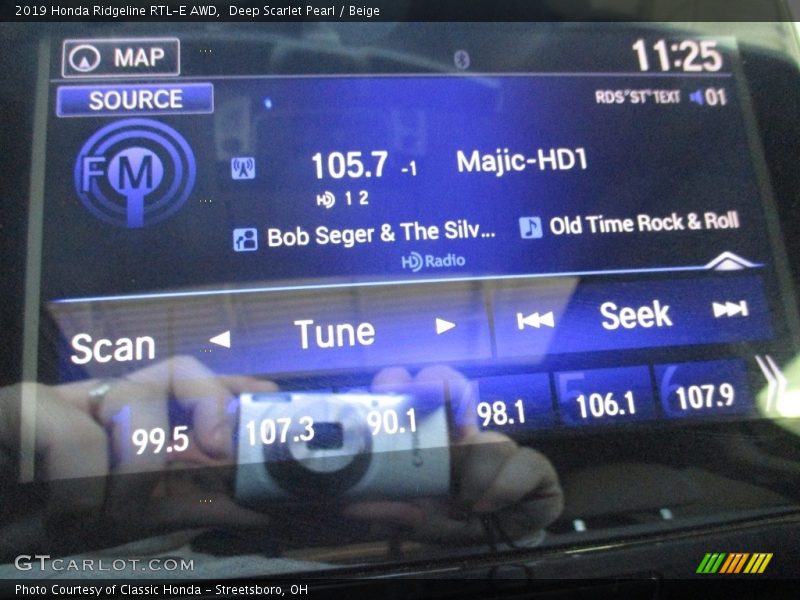 Deep Scarlet Pearl / Beige 2019 Honda Ridgeline RTL-E AWD