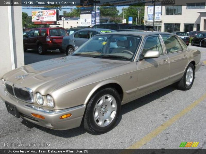 Topaz Metallic / Cashmere 2001 Jaguar XJ XJ8