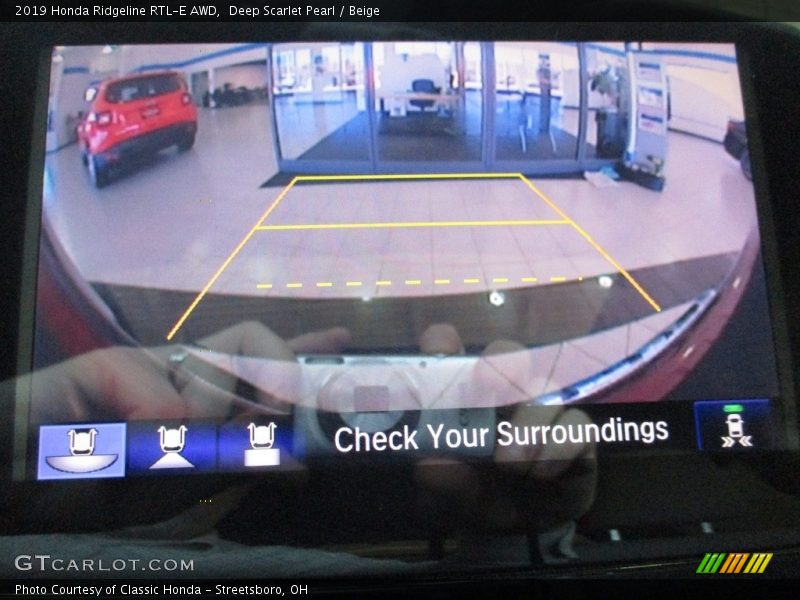 Deep Scarlet Pearl / Beige 2019 Honda Ridgeline RTL-E AWD