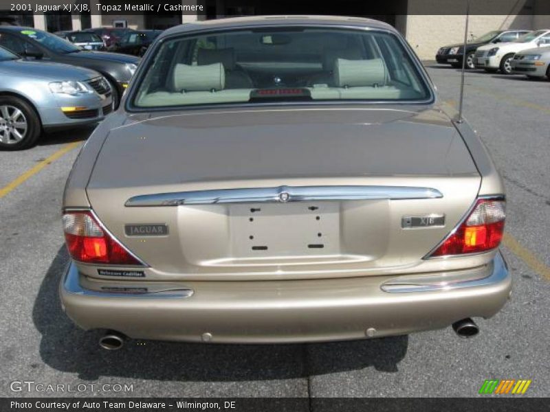 Topaz Metallic / Cashmere 2001 Jaguar XJ XJ8