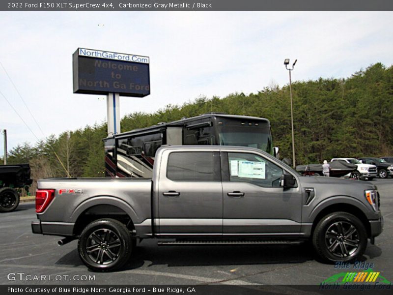 Carbonized Gray Metallic / Black 2022 Ford F150 XLT SuperCrew 4x4