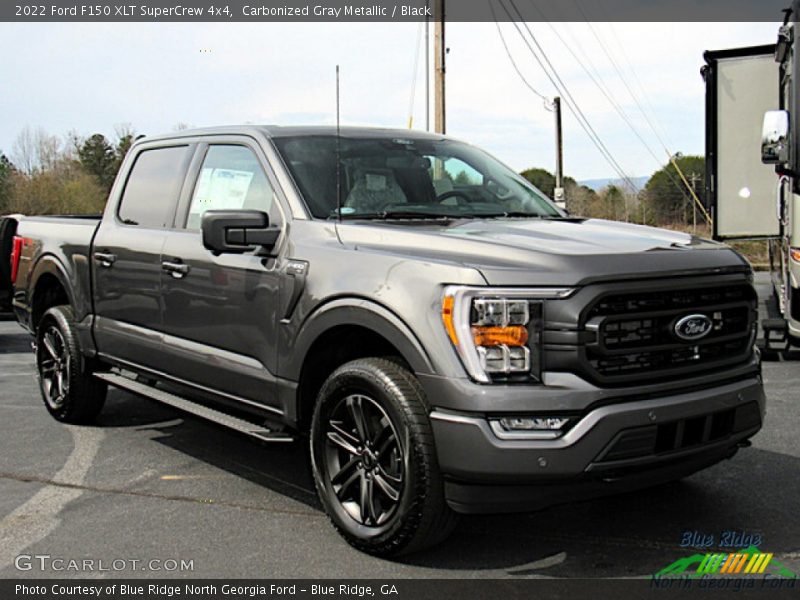Carbonized Gray Metallic / Black 2022 Ford F150 XLT SuperCrew 4x4