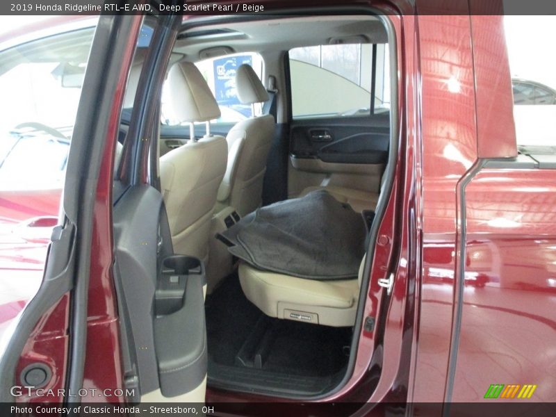 Deep Scarlet Pearl / Beige 2019 Honda Ridgeline RTL-E AWD