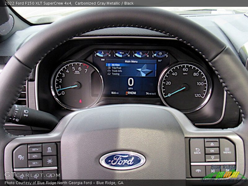 Carbonized Gray Metallic / Black 2022 Ford F150 XLT SuperCrew 4x4
