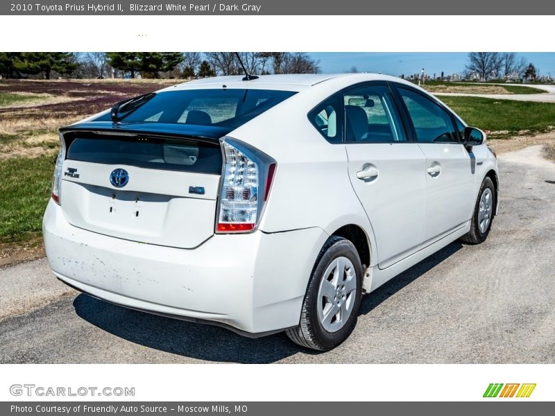 Blizzard White Pearl / Dark Gray 2010 Toyota Prius Hybrid II