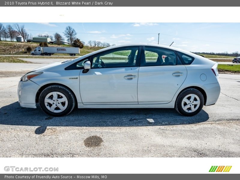 Blizzard White Pearl / Dark Gray 2010 Toyota Prius Hybrid II