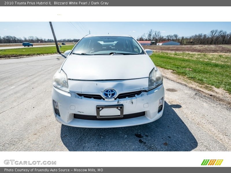 Blizzard White Pearl / Dark Gray 2010 Toyota Prius Hybrid II