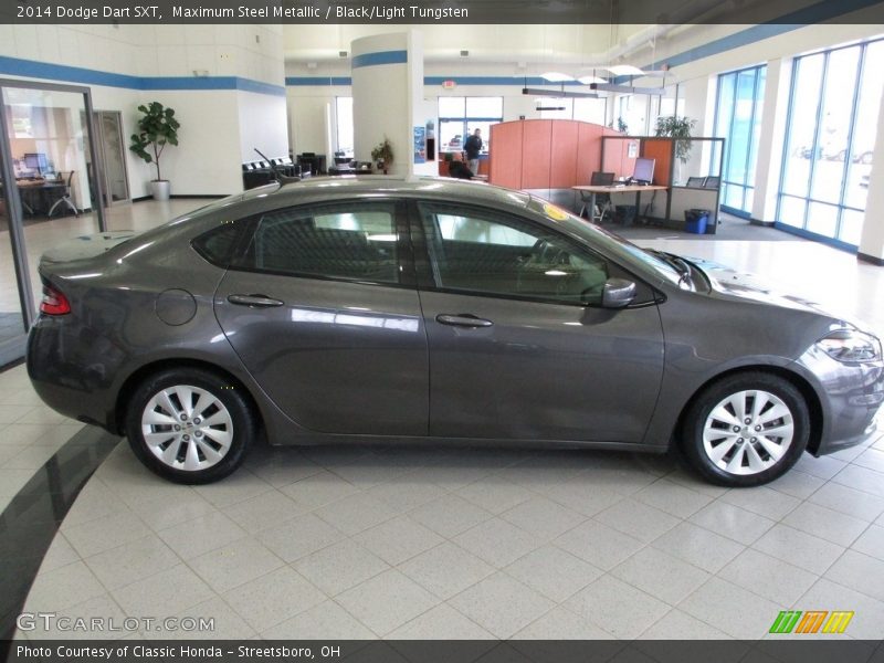 Maximum Steel Metallic / Black/Light Tungsten 2014 Dodge Dart SXT