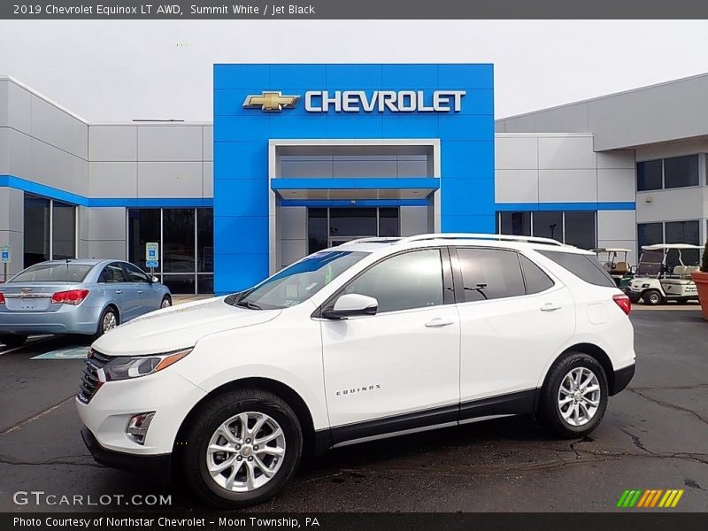 Summit White / Jet Black 2019 Chevrolet Equinox LT AWD