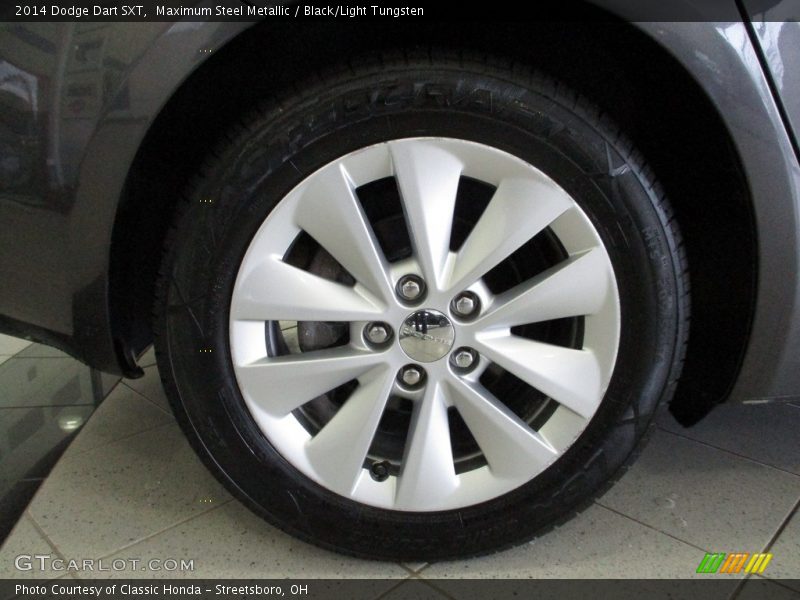 Maximum Steel Metallic / Black/Light Tungsten 2014 Dodge Dart SXT