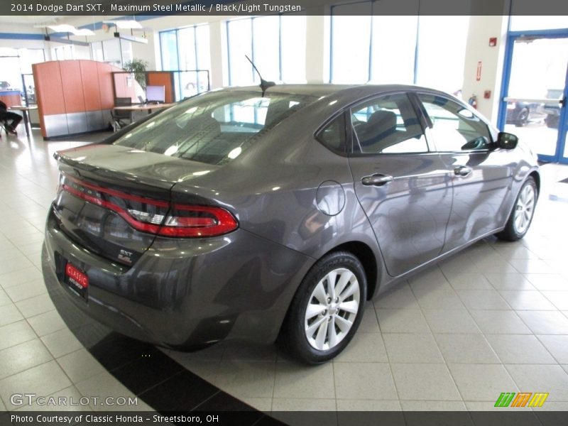 Maximum Steel Metallic / Black/Light Tungsten 2014 Dodge Dart SXT