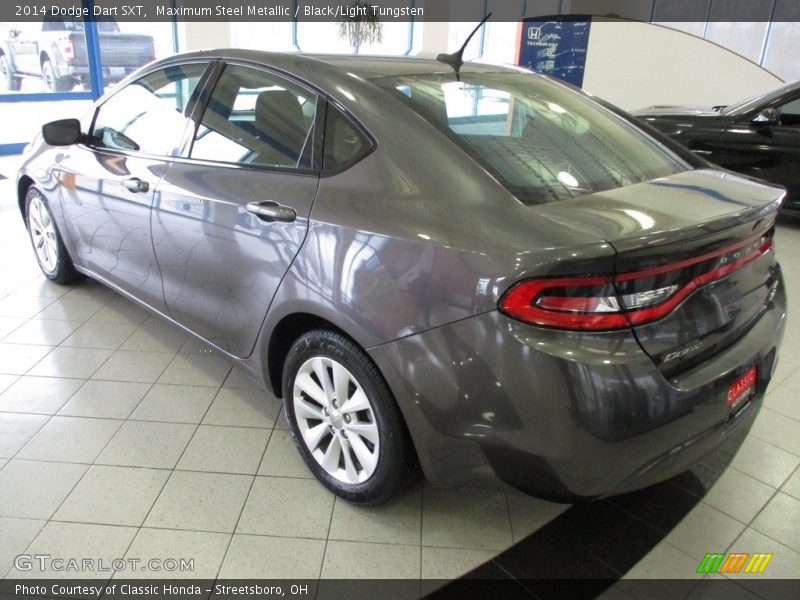Maximum Steel Metallic / Black/Light Tungsten 2014 Dodge Dart SXT
