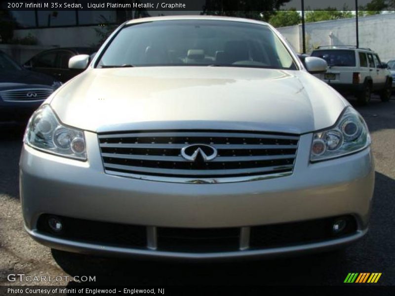Liquid Platinum Metallic / Graphite 2007 Infiniti M 35x Sedan