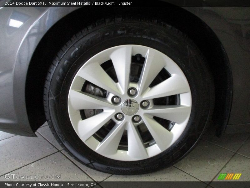 Maximum Steel Metallic / Black/Light Tungsten 2014 Dodge Dart SXT
