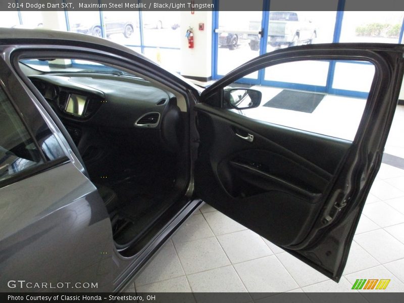 Maximum Steel Metallic / Black/Light Tungsten 2014 Dodge Dart SXT
