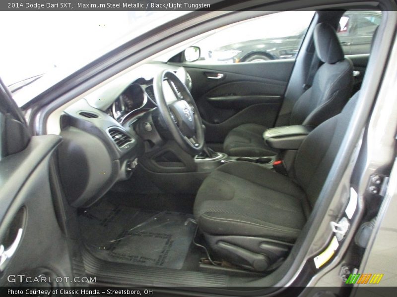Maximum Steel Metallic / Black/Light Tungsten 2014 Dodge Dart SXT