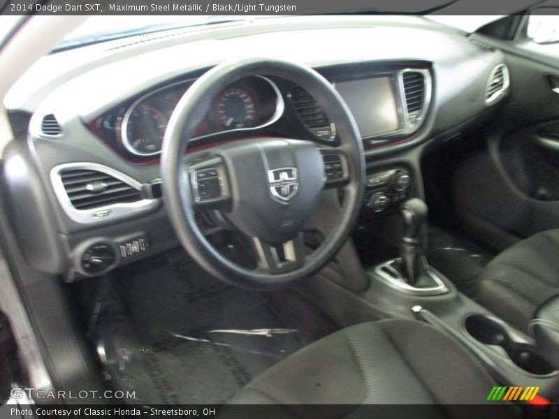 Maximum Steel Metallic / Black/Light Tungsten 2014 Dodge Dart SXT