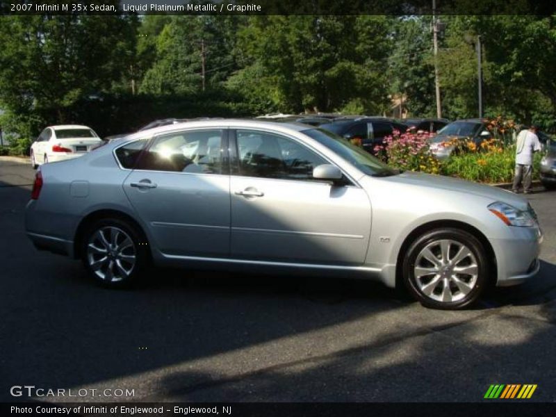 Liquid Platinum Metallic / Graphite 2007 Infiniti M 35x Sedan
