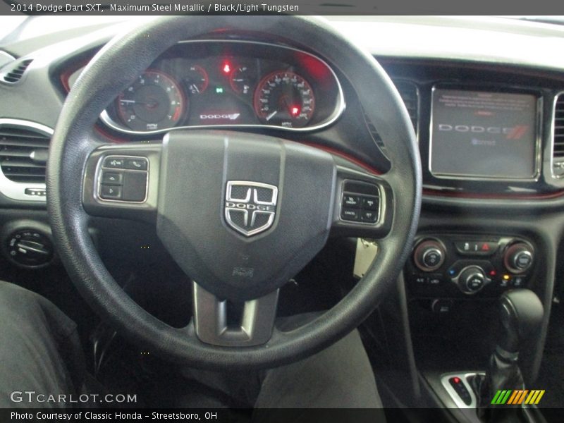 Maximum Steel Metallic / Black/Light Tungsten 2014 Dodge Dart SXT