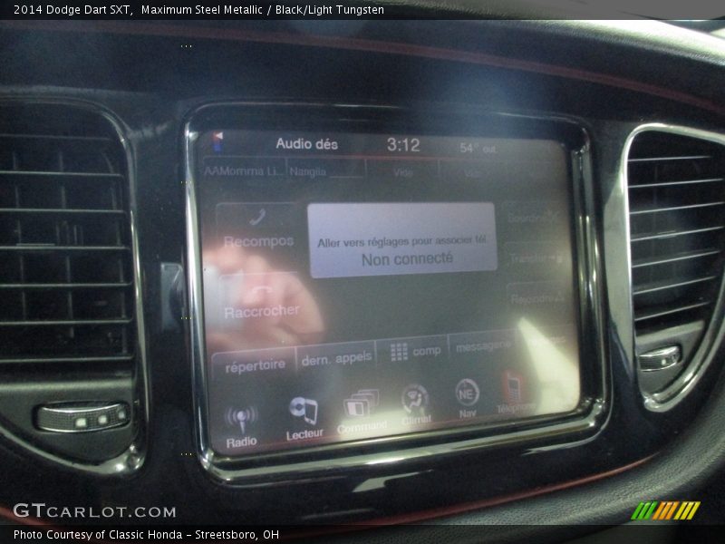 Maximum Steel Metallic / Black/Light Tungsten 2014 Dodge Dart SXT