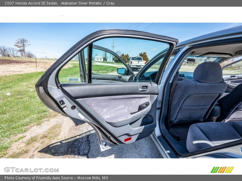 Alabaster Silver Metallic / Gray 2007 Honda Accord SE Sedan