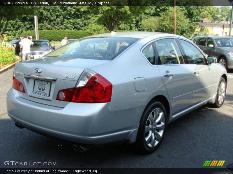 Liquid Platinum Metallic / Graphite 2007 Infiniti M 35x Sedan