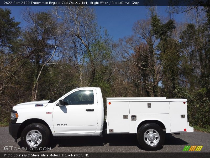 Bright White / Black/Diesel Gray 2022 Ram 2500 Tradesman Regular Cab Chassis 4x4