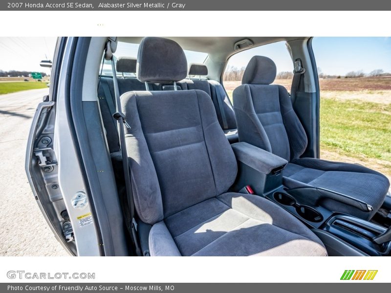 Alabaster Silver Metallic / Gray 2007 Honda Accord SE Sedan