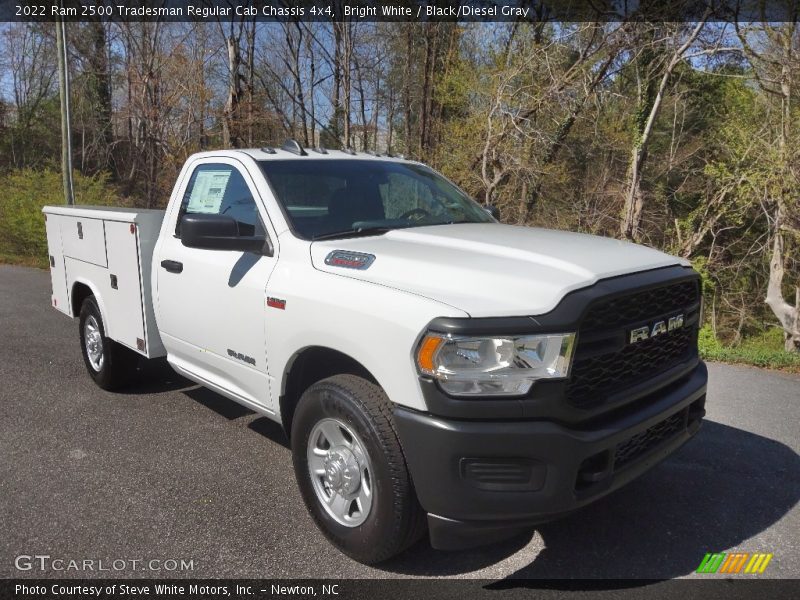 Bright White / Black/Diesel Gray 2022 Ram 2500 Tradesman Regular Cab Chassis 4x4