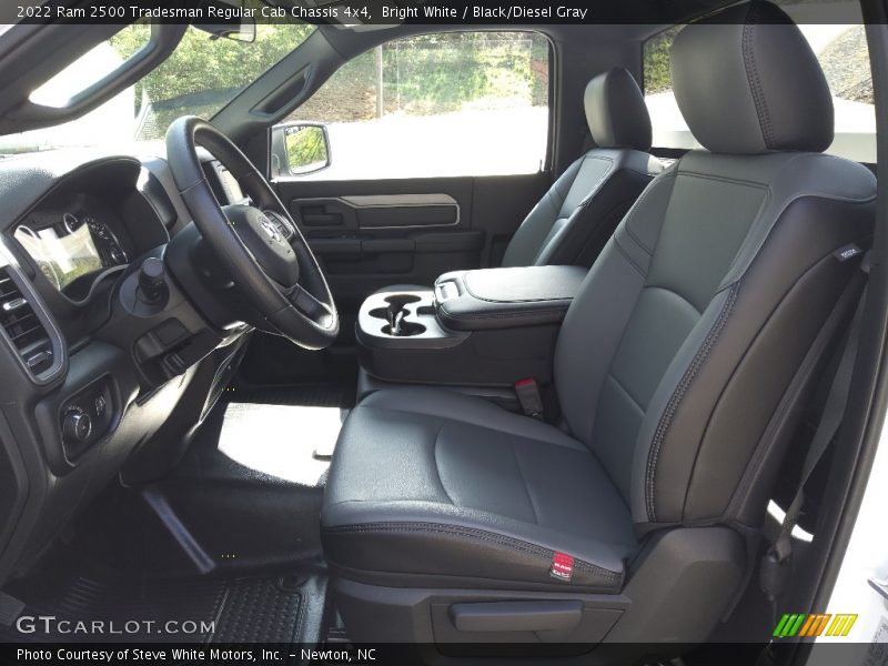 Bright White / Black/Diesel Gray 2022 Ram 2500 Tradesman Regular Cab Chassis 4x4