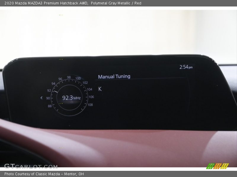 Polymetal Gray Metallic / Red 2020 Mazda MAZDA3 Premium Hatchback AWD