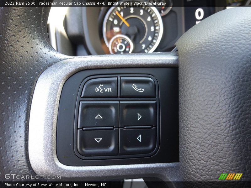 Bright White / Black/Diesel Gray 2022 Ram 2500 Tradesman Regular Cab Chassis 4x4