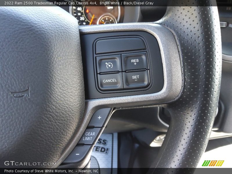 Bright White / Black/Diesel Gray 2022 Ram 2500 Tradesman Regular Cab Chassis 4x4