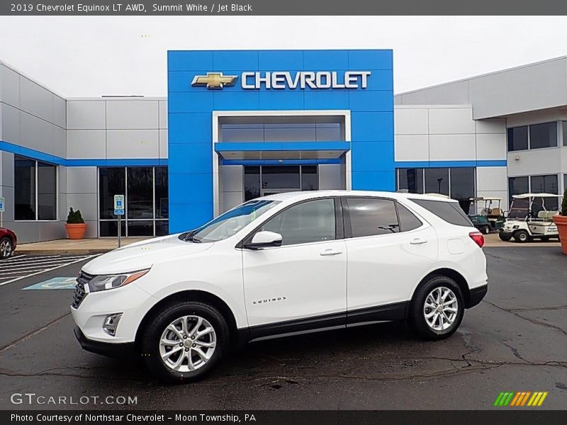 Summit White / Jet Black 2019 Chevrolet Equinox LT AWD