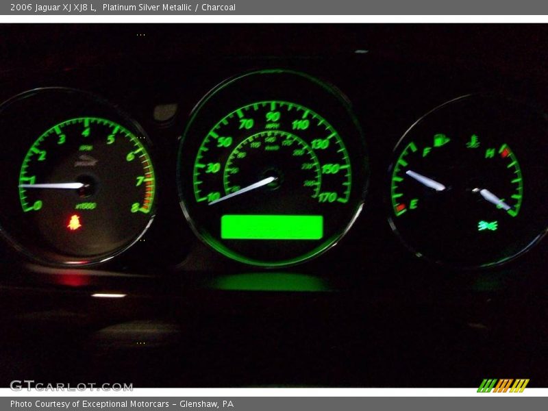 Platinum Silver Metallic / Charcoal 2006 Jaguar XJ XJ8 L