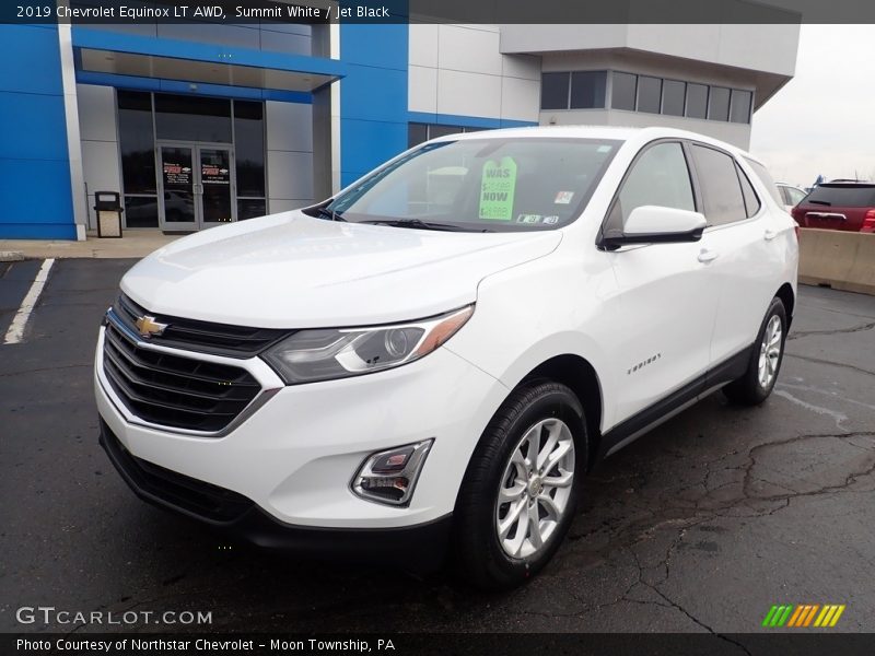 Summit White / Jet Black 2019 Chevrolet Equinox LT AWD