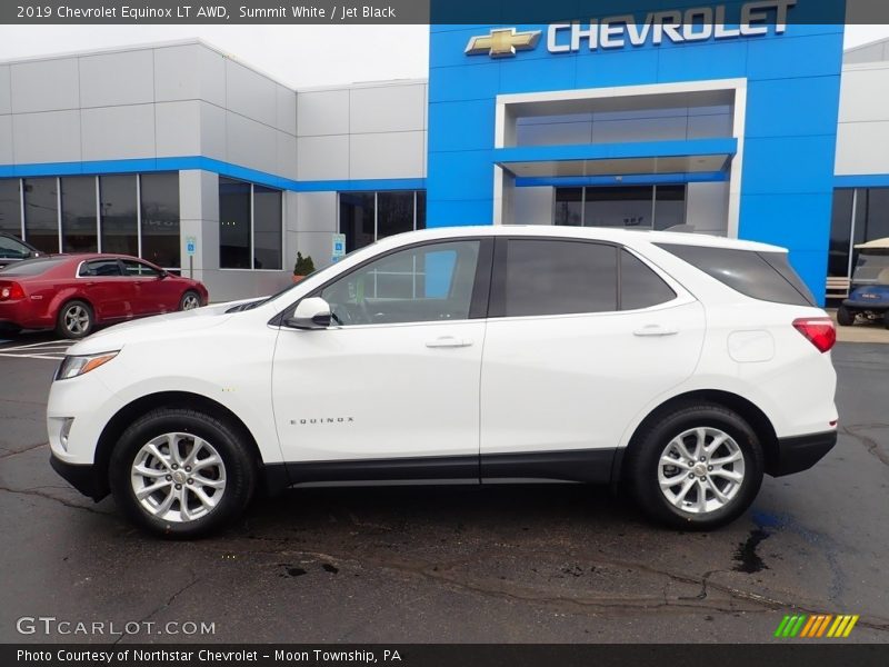 Summit White / Jet Black 2019 Chevrolet Equinox LT AWD