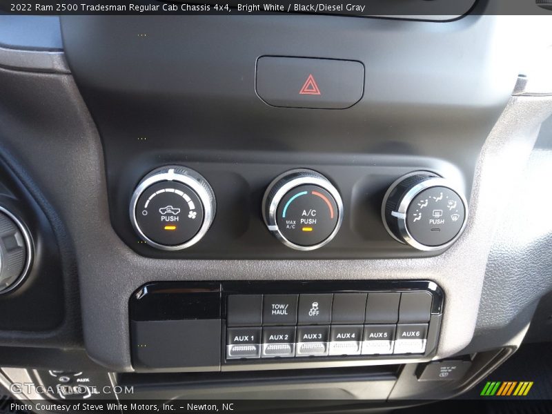 Bright White / Black/Diesel Gray 2022 Ram 2500 Tradesman Regular Cab Chassis 4x4