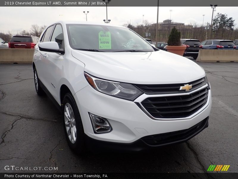 Summit White / Jet Black 2019 Chevrolet Equinox LT AWD