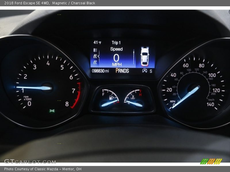 Magnetic / Charcoal Black 2018 Ford Escape SE 4WD