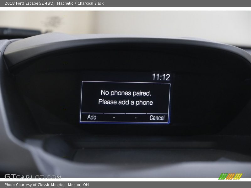Magnetic / Charcoal Black 2018 Ford Escape SE 4WD