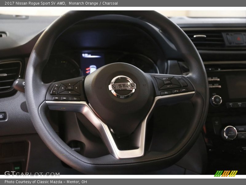 Monarch Orange / Charcoal 2017 Nissan Rogue Sport SV AWD