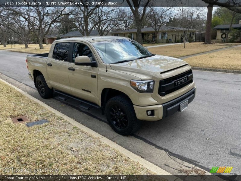 Quicksand / Black 2016 Toyota Tundra TRD Pro CrewMax 4x4