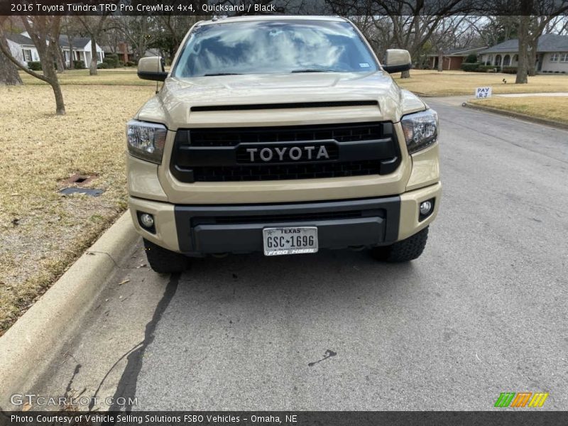 Quicksand / Black 2016 Toyota Tundra TRD Pro CrewMax 4x4