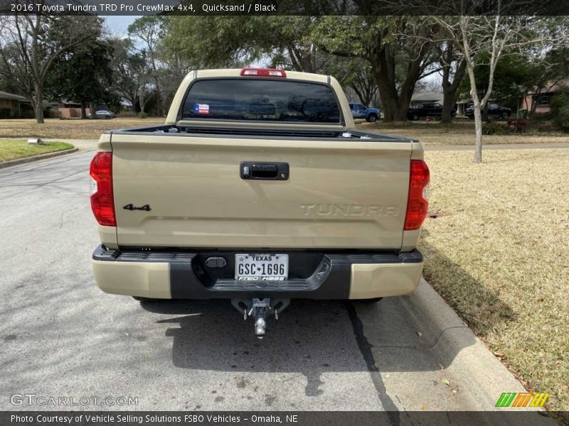 Quicksand / Black 2016 Toyota Tundra TRD Pro CrewMax 4x4