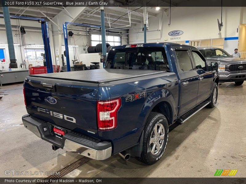 Blue Jeans / Earth Gray 2018 Ford F150 XLT SuperCrew